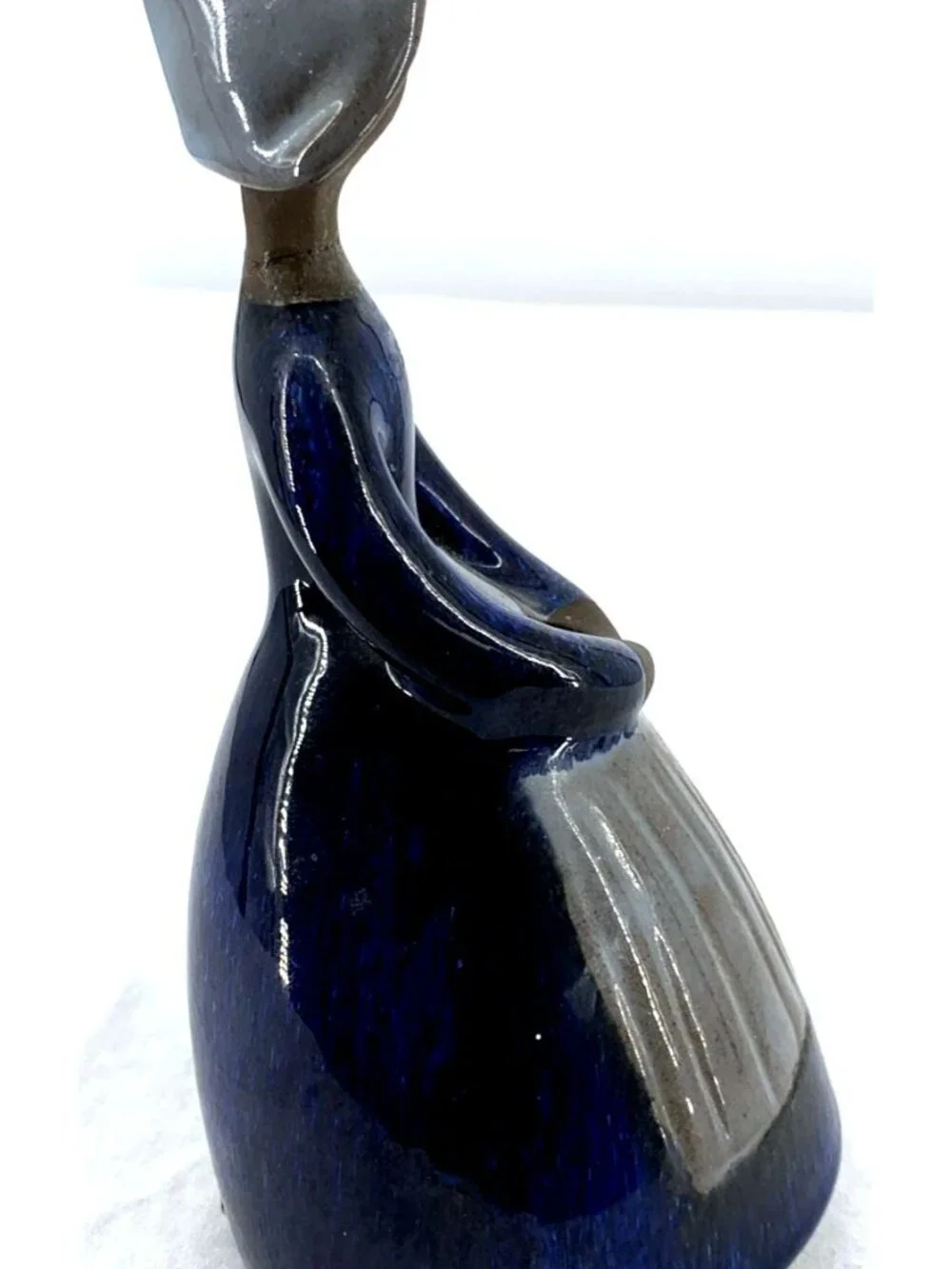 Jie Elsi Bourelius Blue Dress Girl Vase Pilgrim 7.5